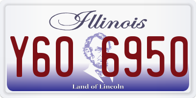 IL license plate Y606950