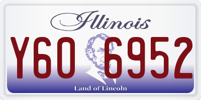 IL license plate Y606952