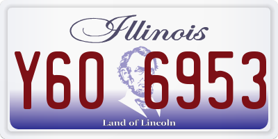 IL license plate Y606953