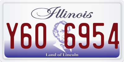 IL license plate Y606954