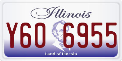 IL license plate Y606955