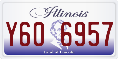 IL license plate Y606957