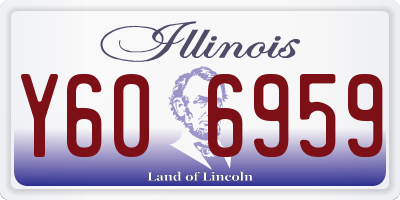 IL license plate Y606959