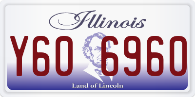 IL license plate Y606960