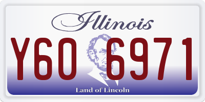 IL license plate Y606971