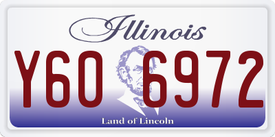 IL license plate Y606972