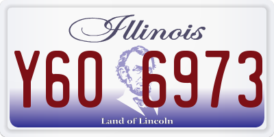 IL license plate Y606973