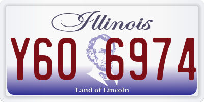 IL license plate Y606974