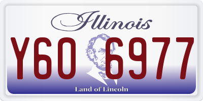 IL license plate Y606977