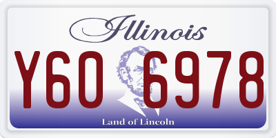 IL license plate Y606978