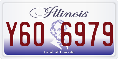 IL license plate Y606979