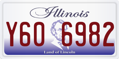 IL license plate Y606982