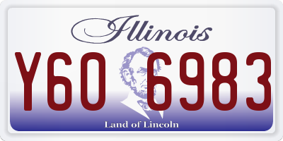 IL license plate Y606983
