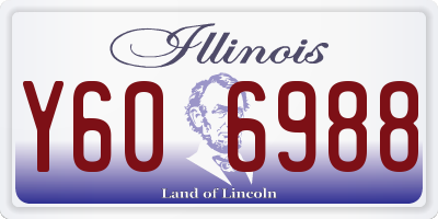 IL license plate Y606988