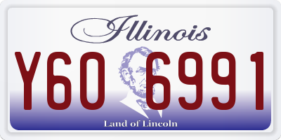 IL license plate Y606991
