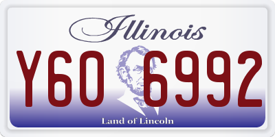 IL license plate Y606992