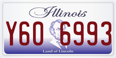 IL license plate Y606993