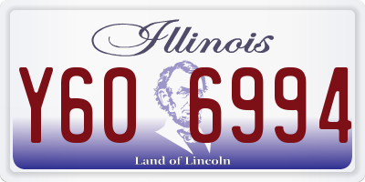 IL license plate Y606994