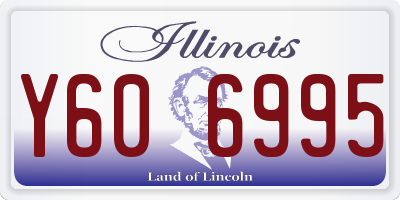 IL license plate Y606995