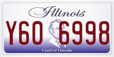 IL license plate Y606998