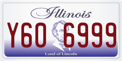 IL license plate Y606999