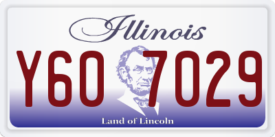 IL license plate Y607029