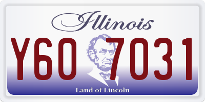 IL license plate Y607031