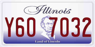 IL license plate Y607032