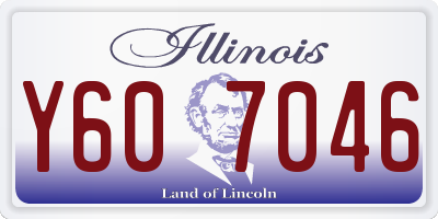 IL license plate Y607046