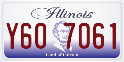 IL license plate Y607061