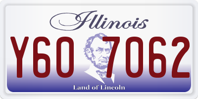 IL license plate Y607062