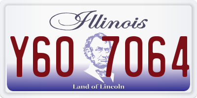 IL license plate Y607064