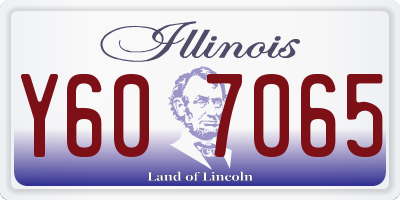 IL license plate Y607065