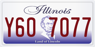 IL license plate Y607077