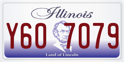 IL license plate Y607079