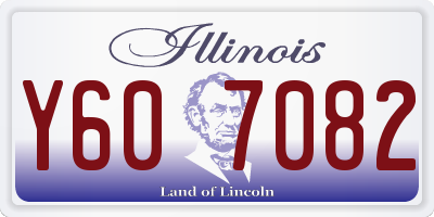 IL license plate Y607082
