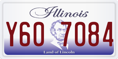 IL license plate Y607084