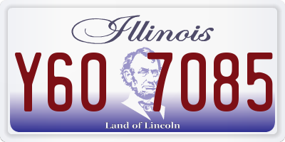 IL license plate Y607085