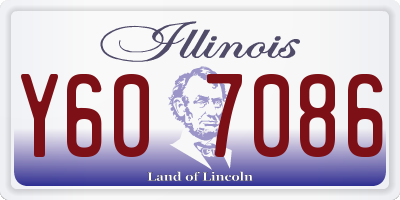 IL license plate Y607086