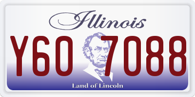 IL license plate Y607088