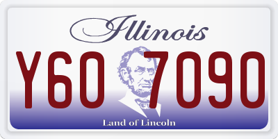 IL license plate Y607090