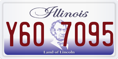 IL license plate Y607095