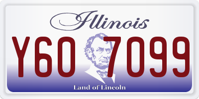 IL license plate Y607099