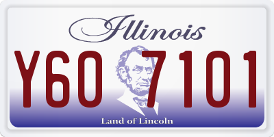 IL license plate Y607101