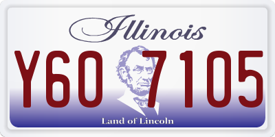 IL license plate Y607105