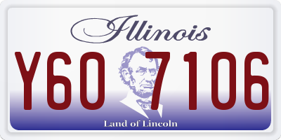 IL license plate Y607106