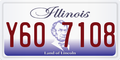 IL license plate Y607108