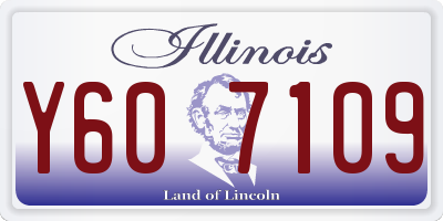 IL license plate Y607109