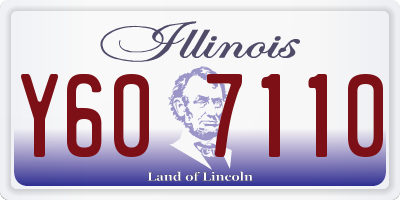 IL license plate Y607110