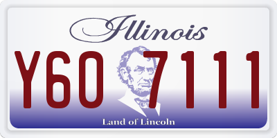 IL license plate Y607111